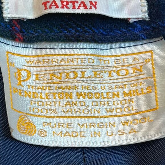 Pendleton Pants Womens 18 Authentic Smith Tartan Plaid Lined Virgin Wool VTG USA - Picture 9 of 15
